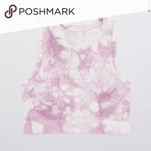 Aerie Pink Tie Dye Sports Bra